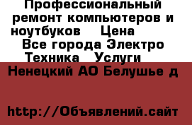 Профессиональный ремонт компьютеров и ноутбуков  › Цена ­ 400 - Все города Электро-Техника » Услуги   . Ненецкий АО,Белушье д.